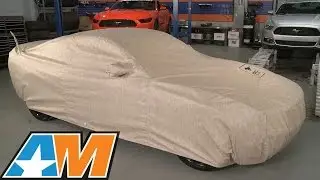 Mustang Covercraft Deluxe Custom-Fit Car Cover - 50th Anniversary Logo (10-14 GT, V6; 10-12 GT500)