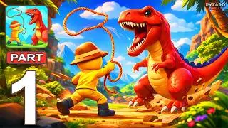 Dino Hunter: Idle Adventure - Gameplay Walkthrough Part 1 - Dino Hunter Adventure (Android, iOS)