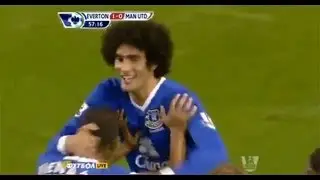 Fellaini's Stunning Goal vs. Man Utd 1-0.. EPL 2012-2013