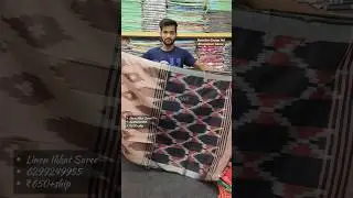 linen khadi cotton saree #khadicotton #handloomsarees #purecottonsaree