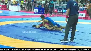 74KG BRONZE CH Bobby Chahar VS MH Rakesh Tambulkar | SENIOR NATIONAL WRESTLING CHAMPIONSHIP