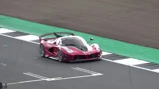 Ferrari FXXK Silverstone 2023 International Pit Straight