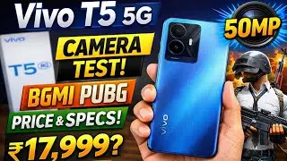 Vivo T5 5G Unboxing & Review 🔥 Camera Test | BGMI PUBG Gaming | Price & Launch Date India