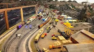 The Crossville Model Railroad Club Large Private Model Railroad HO Scale Train Layout