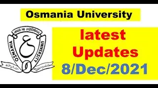 OU LATEST UPDATES || 8/Dec/2021 || OU UPDATES.COM
