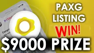Wazirx $9000 Giveaway | Pax Gold Coin Giveaway & trading Competition | Paxg Listing on Wazirx