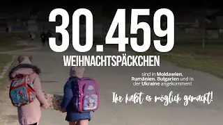 Danke für 30.459 Weihnachtspäckchen