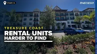 As home prices on the Treasure Coast soar, rental units are becoming harder to find.