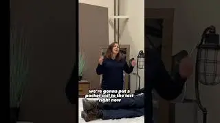 We&rsquo;re doing a &ldquo;bounce&rdquo; test on a pocket coil mattress!