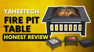 Yaheetech Multifunctional Fire Pit Table Review: The Perfect Addition to Your Backyard!