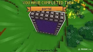 BLOCK CRAFT 3D BUILDING A &ldquo;PORTAL&rdquo; #Shorts