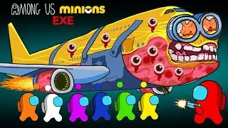 어몽어스 Among Us vs MINION.EXE PLANE EATER | ANIMATION