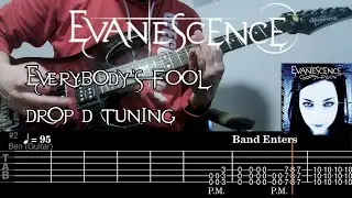 Everybody's fool - Evanescence Guitar cover with TABS