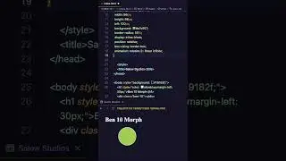 Ben 10 Morph cartoon Animation HTML and CSS tutorial #2024