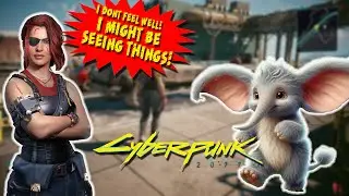 She's NOT OK! (Brain Damage?) - Cyberpunk 2077 (NPC FAIL!) #shorts #Cyberpunk2077 #NPCFAIL