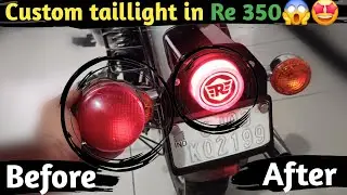CUSTOM LED TAILLIGHT IN BULLET 350  classic / standard / Electra