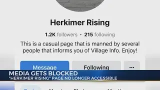 Media Blocked by 'Herkimer Rising' Facebook Page