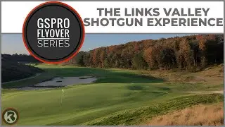 GSPro Course Flyover - The Links Valley Shotgun Experience - Designed by Robotobot