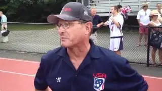 U19 USMNT coach Tim Flynn post-game - N.J.