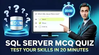 🎯 SQL Server MCQ Quiz | 🧠 Learn & Test Your Skills in 20 Minutes ⏱️💻