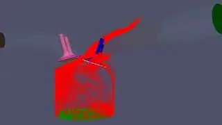 3D simulation of Full hydro simulation PFI engine