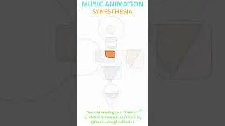 (1min) Music Animation-01, J.S Bach&rsquo;s Toccata #Synesthesia #musicvideo #animation #motiongraphics