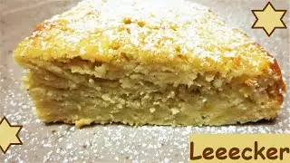 Saftiger Apfel-Blitzkuchen, schnell, einfach und nat&uuml;rlich lecker! Juicy apple pie