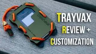 Trayvax Original 2.0 Paracord + Metal Wallet | Customization + Review