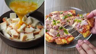 Don't Waste Leftover Bread, You Can Make Bread Pizza With That | Bread Pizza Recipe | Yummy