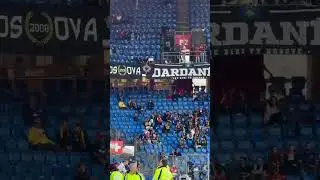 Pamje t&euml; fansave kosovar&euml; n&euml; Zvic&euml;r