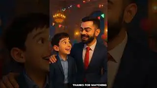 😂Virat took revenge for ms dhoni but he get arrested. #ai #animation #viral