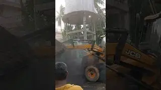 Viral JCB video shot from above goes wrong - MUST WATCH! #@JCB_daily_life #jcb #video #shorts