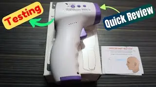 Dr. Vaku Non-contact IR Thermometer Unboxing, Testing & Quick Review | How to Use IR Thermometer?