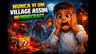 NUNCA VI UM VILLAGE ASSIM NO MINECRAFT 😱 (Lucky Block DEU RUIM)