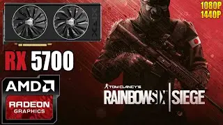 Rainbow Six Siege : RX 5700 | 1080P & 1440P | Ultra, High & Low Settings