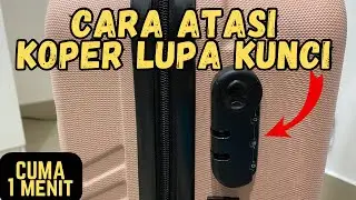 CARA MEMBUKA KOPER YANG LUPA KODE | CARA MEMBUKA KUNCI KOPER YANG LUPA
