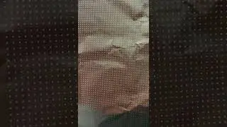 Copper foil laser perforating. #laserperforation #metallaserperforating