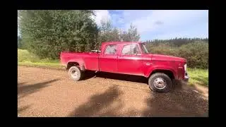 Small Town Tour driving a 1968 dodge crew cab sweptline