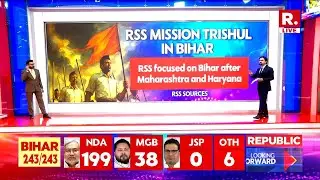 Bihar Elections Results With Arnab LIVE: Rss Focused on Bihar After Maharashtra And Haryana