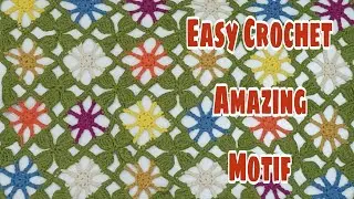 Harika Tığ İşi Motif/Kolay Tığ İşi Motif eğitici #diy