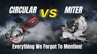 HARBOR FREIGHT Saw Comparison | Miter VS Circular- Bonus Content