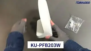 【KU-PFB203W】---Unboxing video of a security camera wall mount bracket