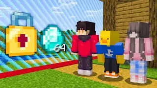 Minecraft But We're LOCKED inside of a CHUNK..