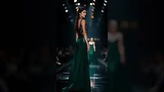 Emerald Elegance: Avant-Garde Couture at Paris Fashion Week 2024
