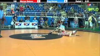 Cadet 160 - Marcus Dodson (Nebraska) vs. Greg Harvey (Pennsylvania)