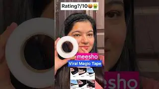 Magic tape meesho ✨ | viral fabric tape #shorts #meesho #meeshofinds #virslshorts #meeshohaul