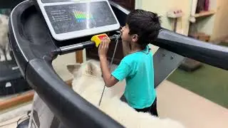 German shepherd dog workout on Triedmil. #gsdindian #germanshepherd #germanshepheard