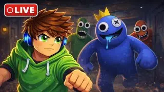 😱🔴 BLUE EST&Aacute; ME CA&Ccedil;ANDO! #Roblox #rainbowfriends 
