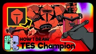 How I Draw TES ESPORTS  Champion I MSI I League of Legends