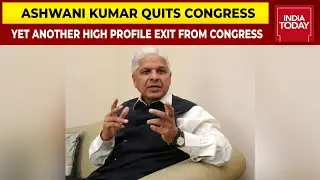 Loyalist & Ex-Law Minister Ashwani Kumar Dumps Congress, Blasts 'Internal Processes' Of Party